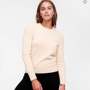 NAADAM Essential Sweater 100% Cashmere BRAND NEW XXS Peach